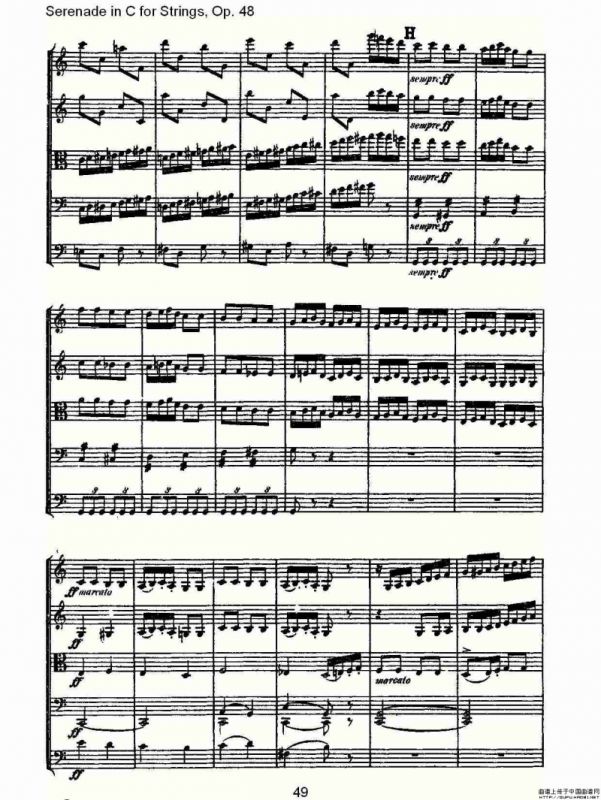 Serenade in C for Strings, Op.48 C调弦乐小夜曲，Op.48（二）
