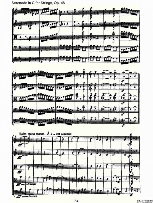 Serenade in C for Strings, Op.48 C调弦乐小夜曲，Op.48（二）