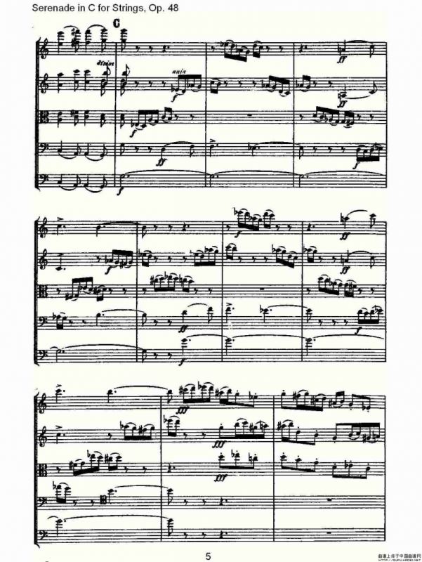 Serenade in C for Strings, Op.48 C调弦乐小夜曲，Op.48（一）