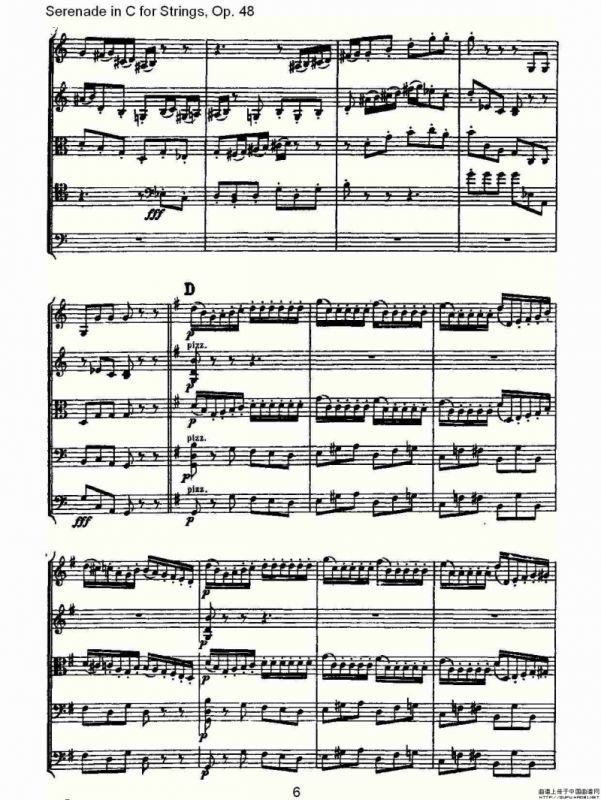 Serenade in C for Strings, Op.48 C调弦乐小夜曲，Op.48（一）