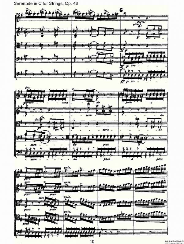 Serenade in C for Strings, Op.48 C调弦乐小夜曲，Op.48（一）