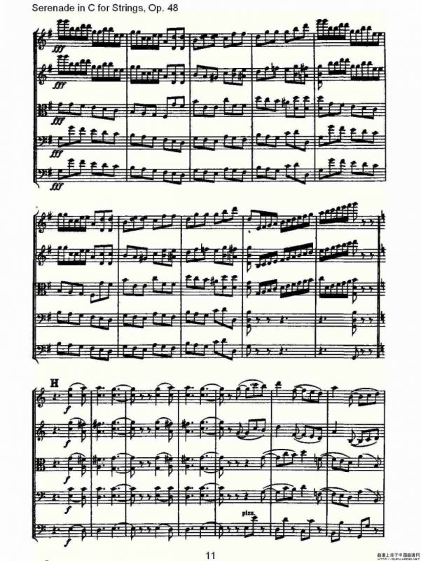 Serenade in C for Strings, Op.48 C调弦乐小夜曲，Op.48（一）