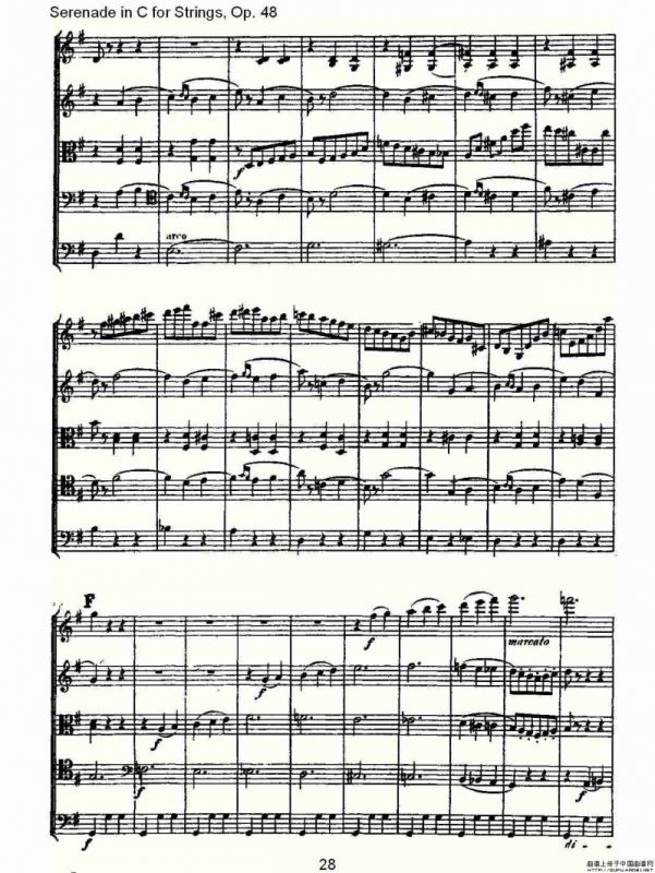 Serenade in C for Strings, Op.48 C调弦乐小夜曲，Op.48（一）