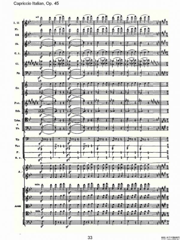 Capriccio Italian, Op. 45 意大利幻想曲, Op. 45
