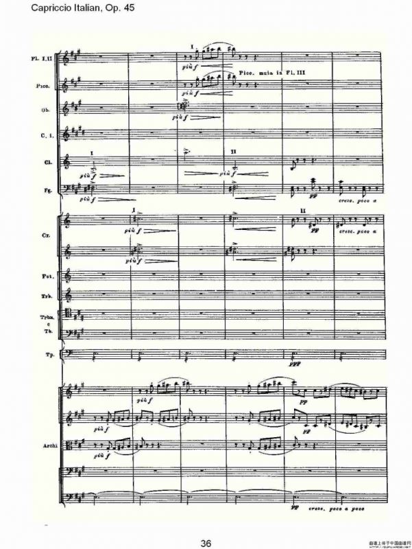 Capriccio Italian, Op. 45 意大利幻想曲, Op. 45