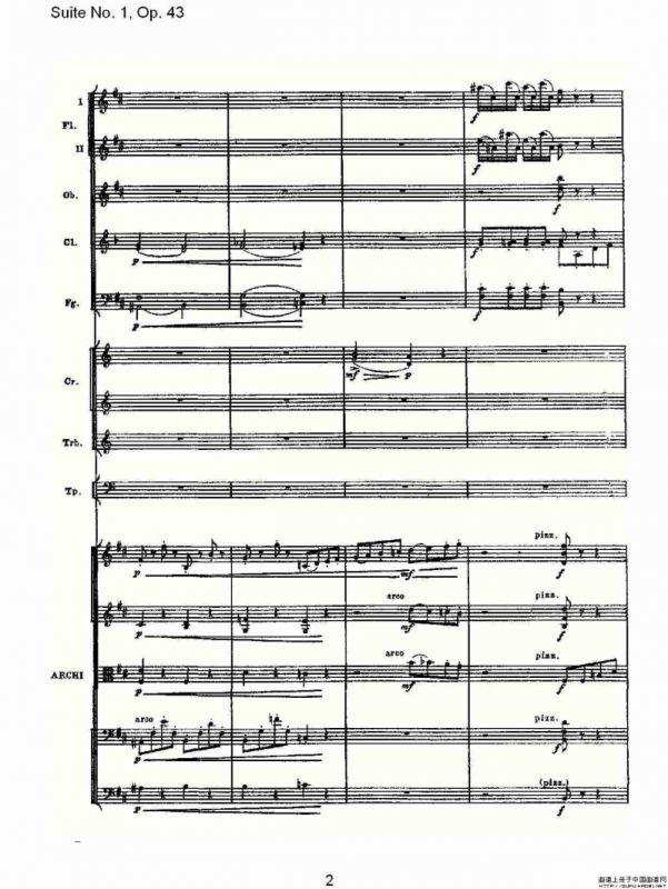 Suite No.1, Op.43 第一套曲,Op.43第六乐章
