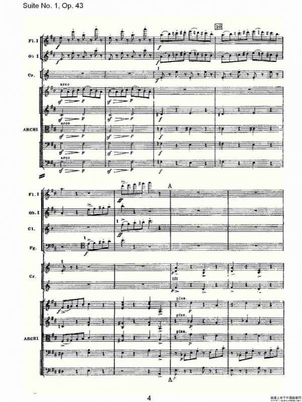 Suite No.1, Op.43 第一套曲,Op.43第六乐章