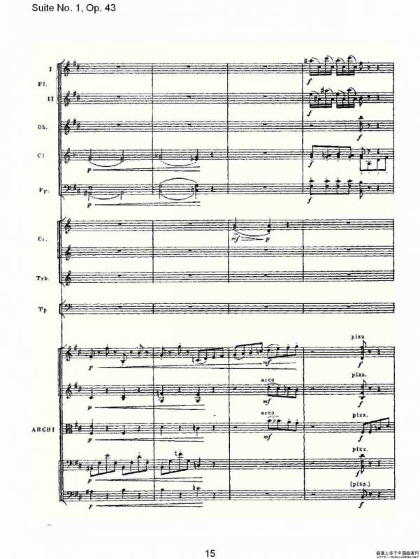 Suite No.1, Op.43 第一套曲,Op.43第六乐章