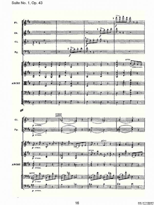 Suite No.1, Op.43 第一套曲,Op.43第六乐章