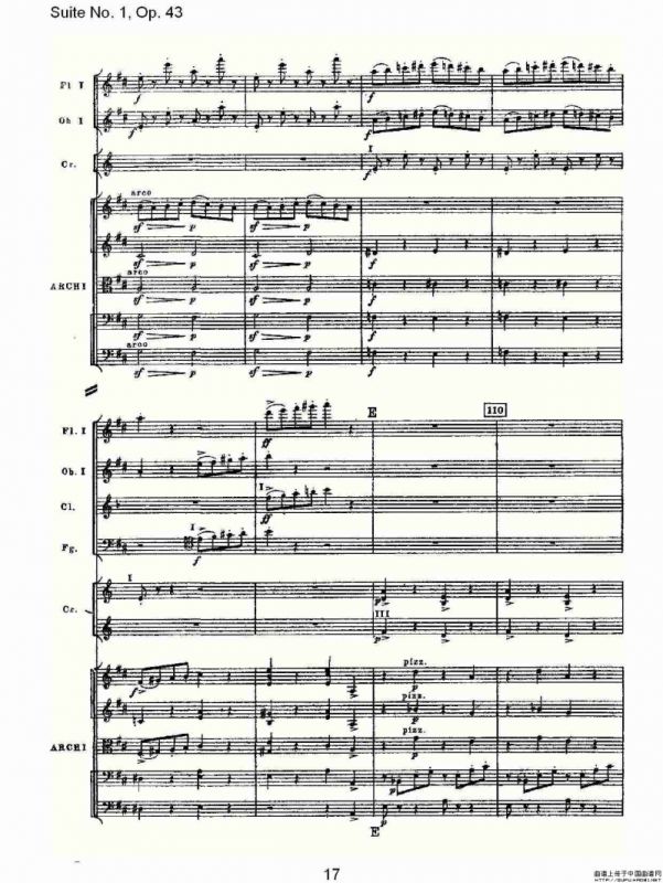 Suite No.1, Op.43 第一套曲,Op.43第六乐章