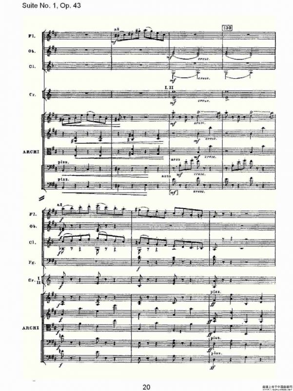 Suite No.1, Op.43 第一套曲,Op.43第六乐章