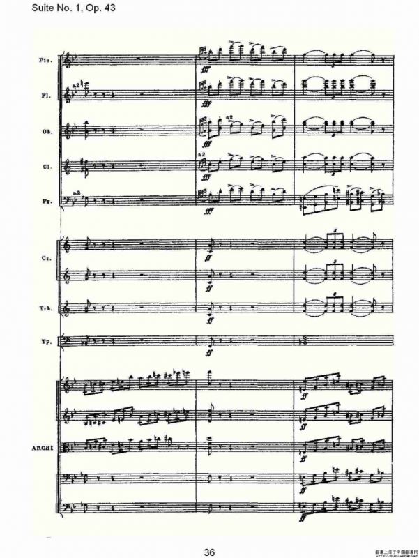 Suite No.1, Op.43 第一套曲,Op.43第五乐章（二）
