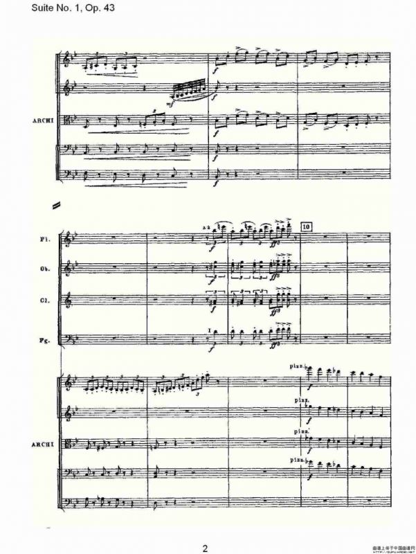 Suite No.1, Op.43 第一套曲,Op.43第五乐章（一）