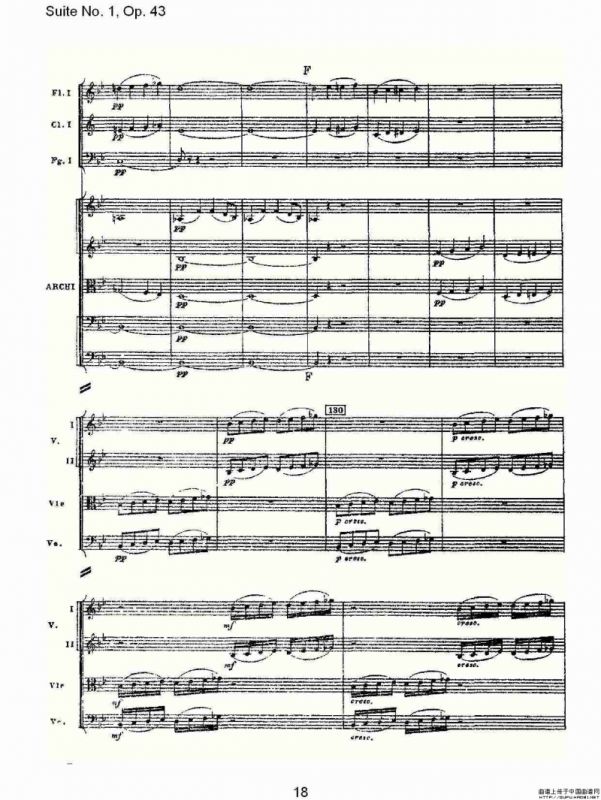 Suite No.1, Op.43 第一套曲,Op.43第五乐章（一）