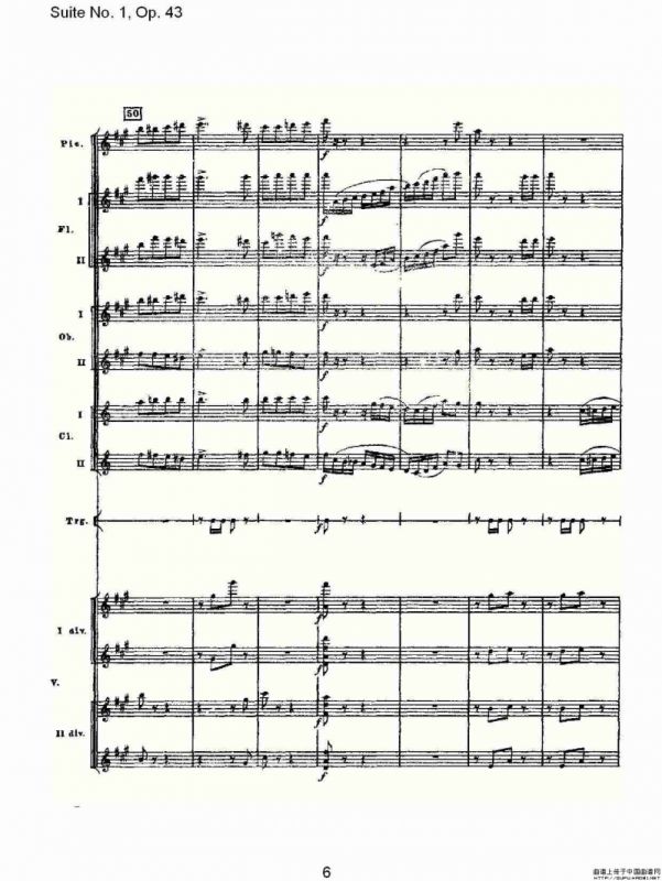 Suite No.1, Op.43 第一套曲,Op.43第四乐章