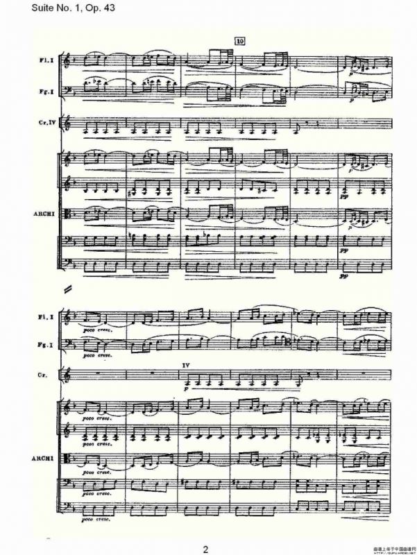 Suite No.1, Op.43 第一套曲,Op.43第三乐章