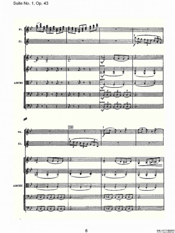 Suite No.1, Op.43 第一套曲,Op.43第二乐章