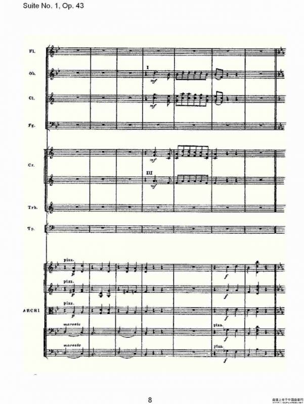 Suite No.1, Op.43 第一套曲,Op.43第二乐章