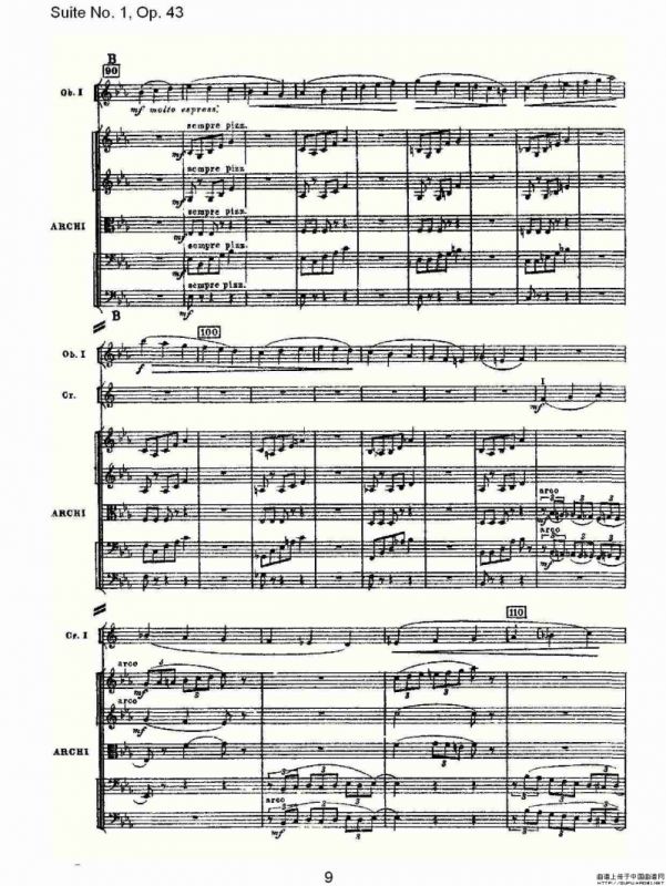 Suite No.1, Op.43 第一套曲,Op.43第二乐章