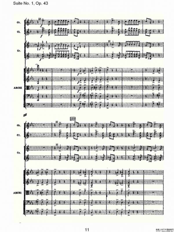 Suite No.1, Op.43 第一套曲,Op.43第二乐章