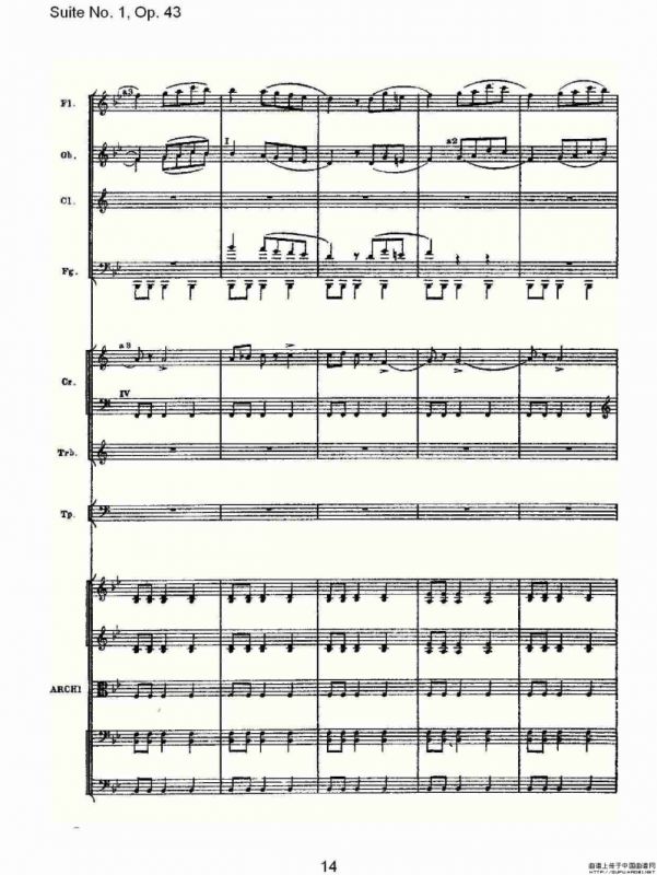 Suite No.1, Op.43 第一套曲,Op.43第二乐章