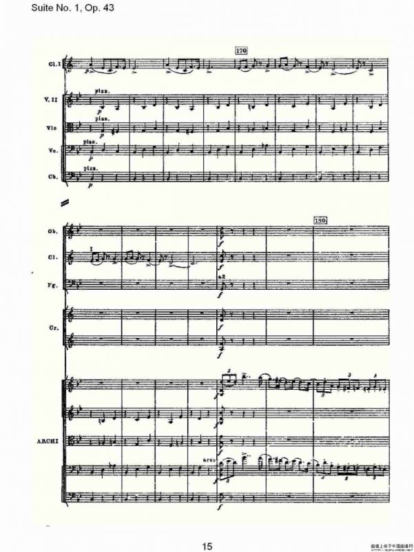 Suite No.1, Op.43 第一套曲,Op.43第二乐章