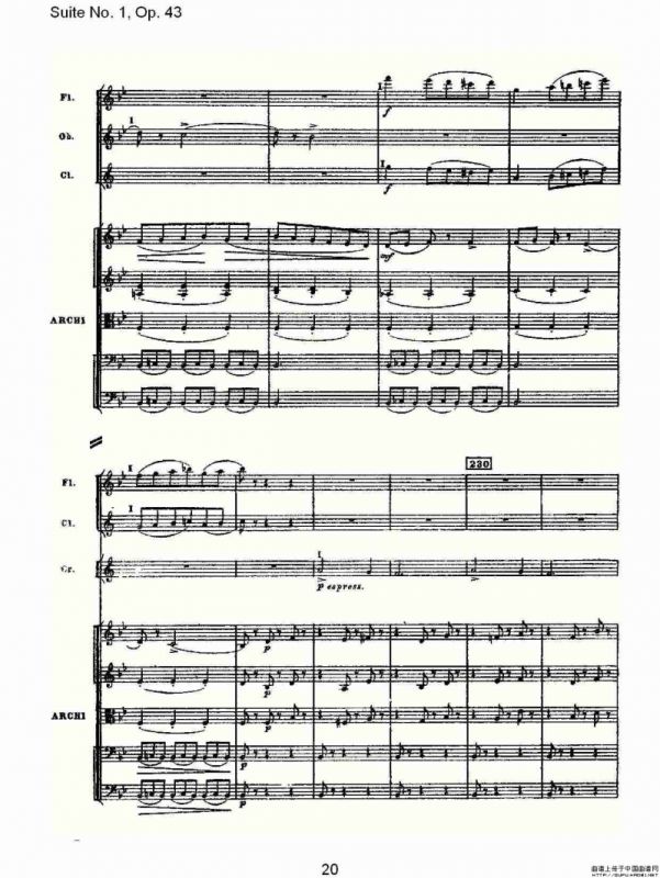 Suite No.1, Op.43 第一套曲,Op.43第二乐章