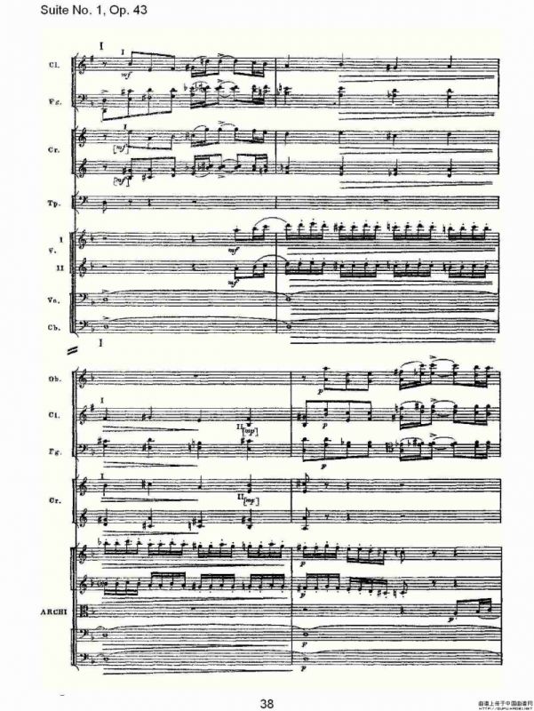 Suite No.1, Op.43 第一套曲,Op.43第一乐章（二）