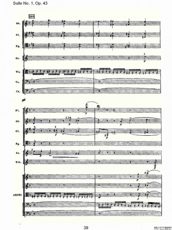 Suite No.1, Op.43 第一套曲,Op.43第一乐章（二）