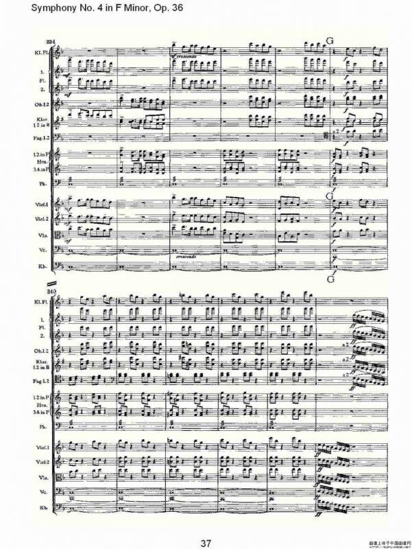 F小调第四交响曲, Op. 36 第四乐章（二）