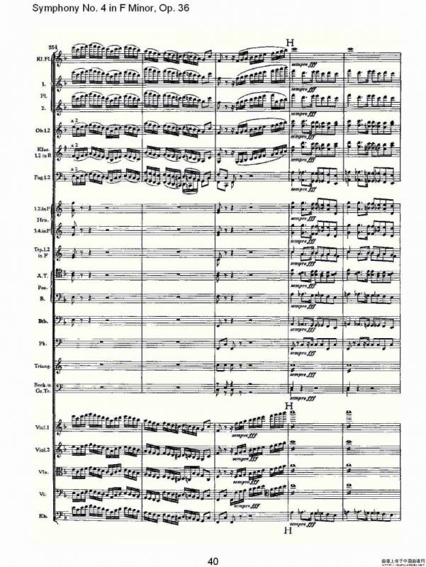 F小调第四交响曲, Op. 36 第四乐章（二）