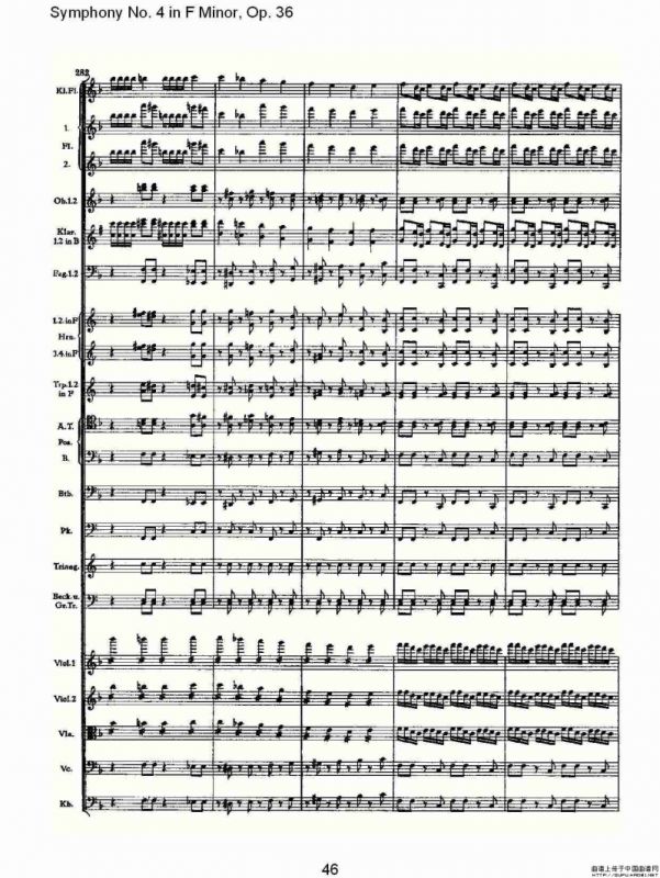F小调第四交响曲, Op. 36 第四乐章（二）