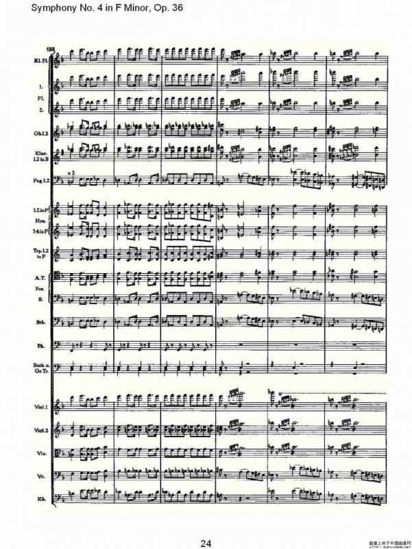 F小调第四交响曲, Op. 36 第四乐章（一）
