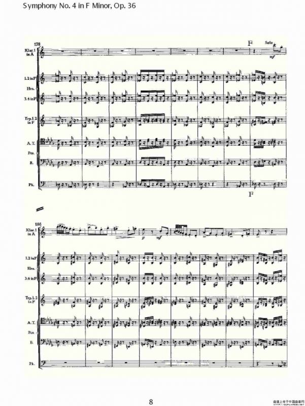 F小调第四交响曲, Op. 36 第三乐章