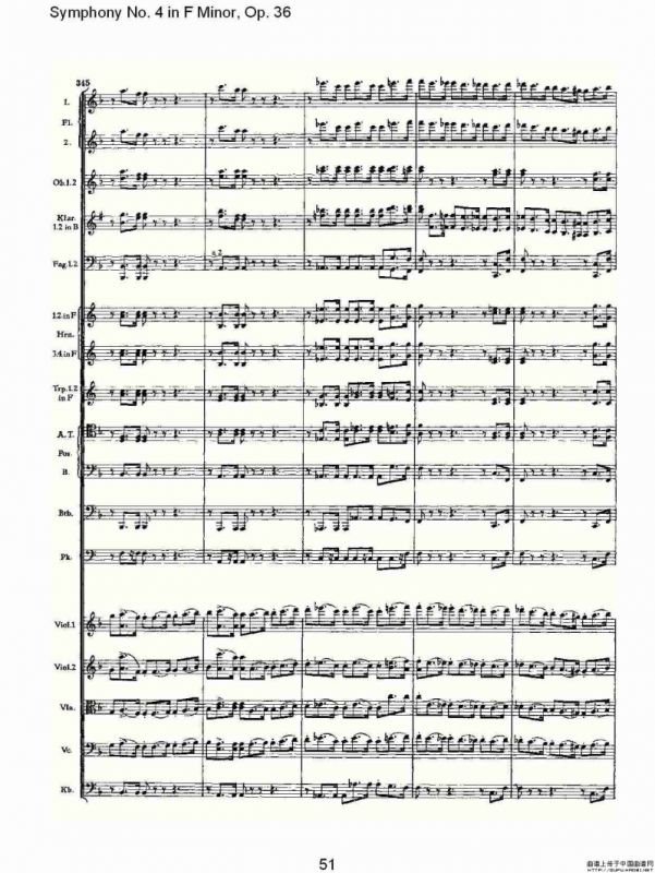 F小调第四交响曲, Op. 36 第一乐章（二）