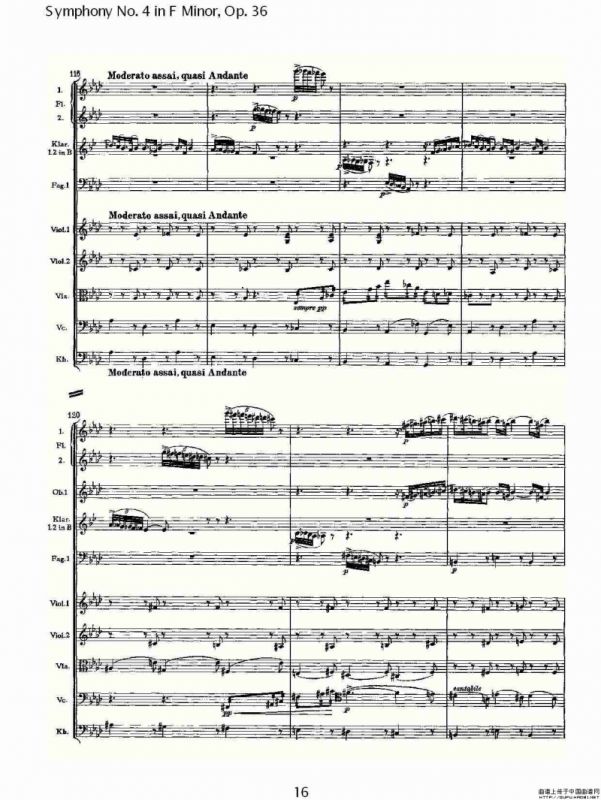 F小调第四交响曲, Op. 36 第一乐章（一）