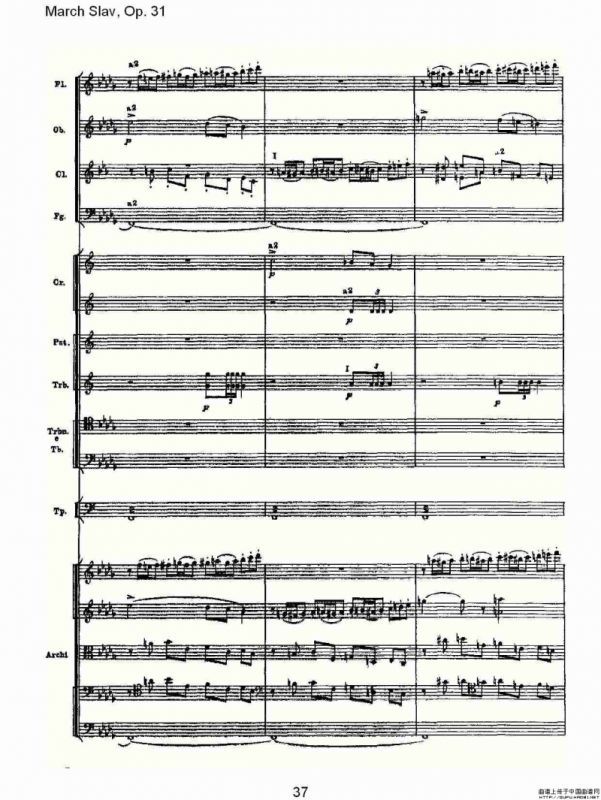 March Slav, Op.31 斯拉夫进行曲，Op.31（二）