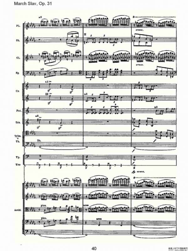 March Slav, Op.31 斯拉夫进行曲，Op.31（二）