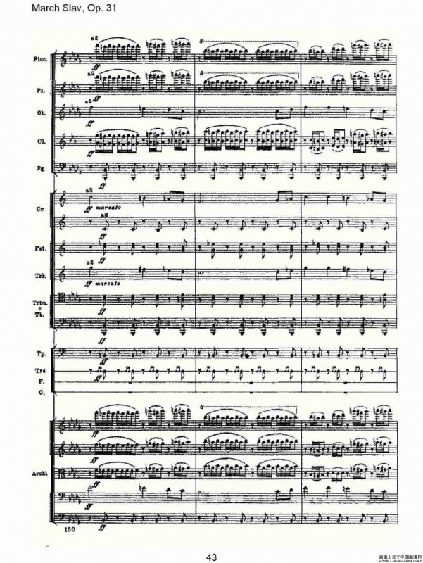 March Slav, Op.31 斯拉夫进行曲，Op.31（二）