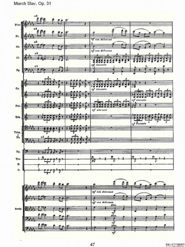 March Slav, Op.31 斯拉夫进行曲，Op.31（二）