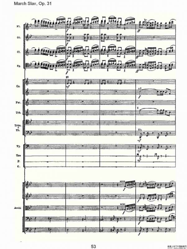 March Slav, Op.31 斯拉夫进行曲，Op.31（二）