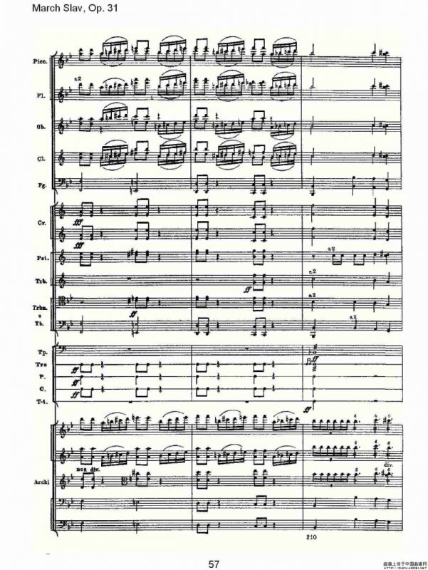 March Slav, Op.31 斯拉夫进行曲，Op.31（二）