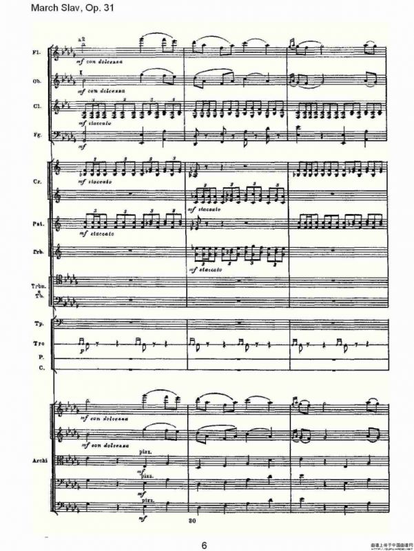 March Slav, Op.31 斯拉夫进行曲，Op.31（一）