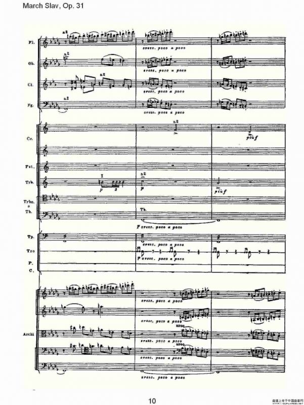 March Slav, Op.31 斯拉夫进行曲，Op.31（一）