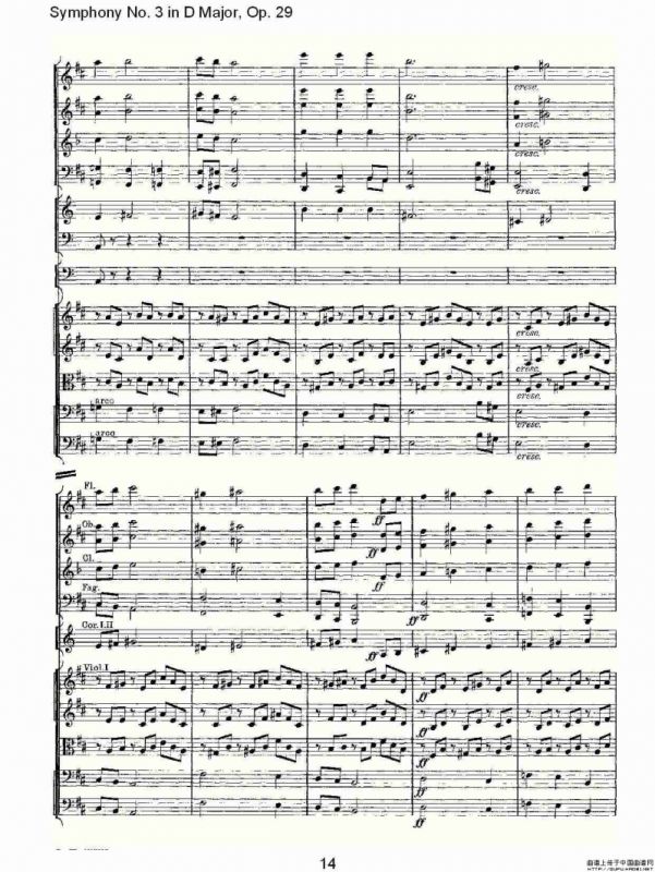 D大调第三交响曲, Op.29 第五乐章（一）