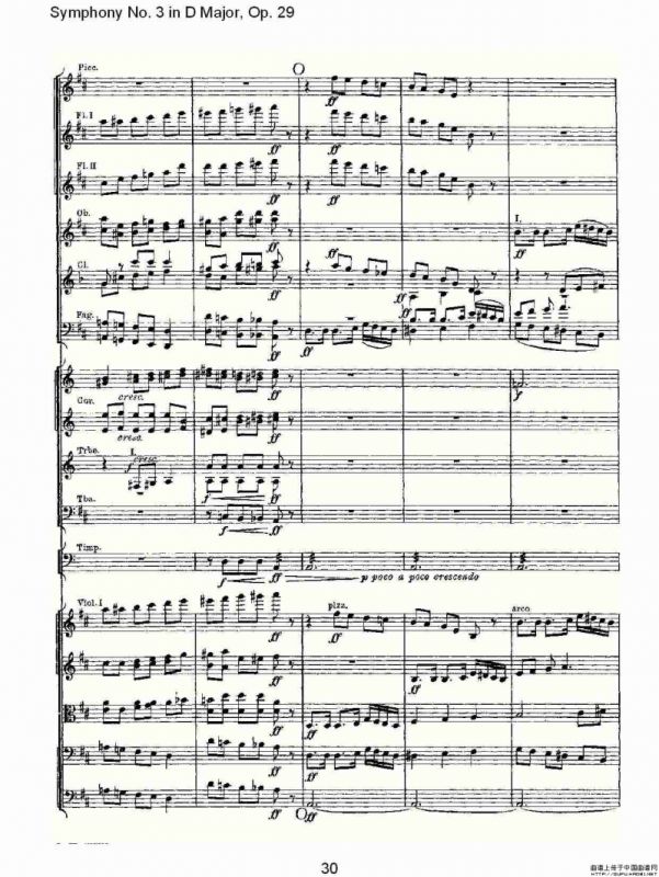 D大调第三交响曲, Op.29 第五乐章（一）