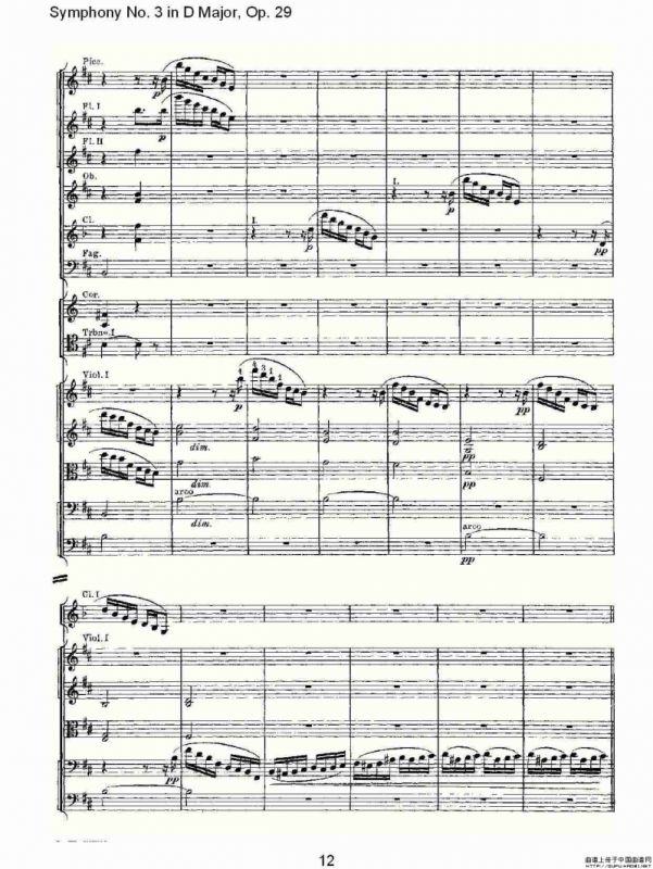 D大调第三交响曲, Op.29 第四乐章