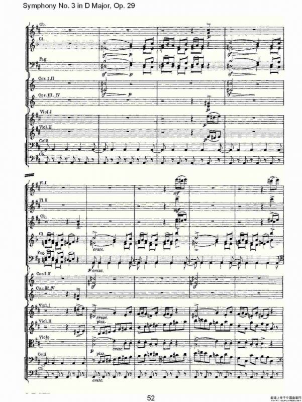 D大调第三交响曲, Op.29 第一乐章（二）