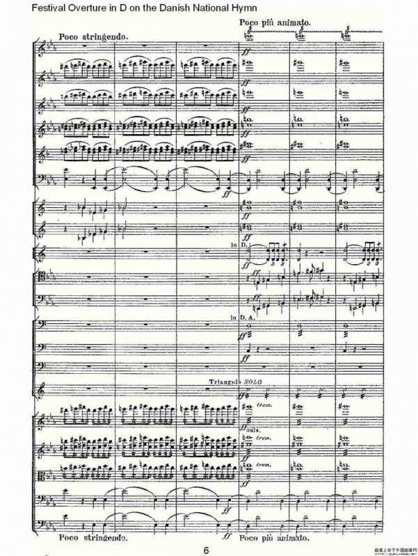 D调丹麦圣歌节日序曲（一）