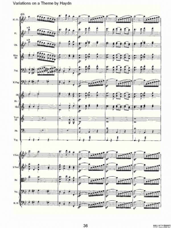 Variations on a Theme by Haydn 海顿主旋律变奏曲（二）